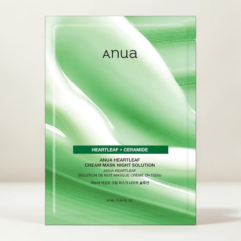 Heartleaf Cream Sheet Mask Night Solution